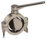 B5102 Butterfly Valve w/Reversible Handle - Silicone Seats